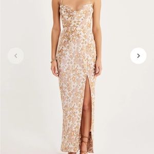 Rumer Paloma Cut Out Gown
